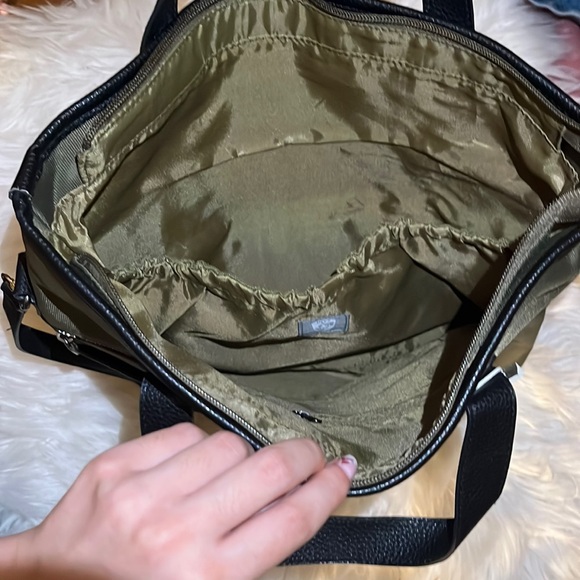 Waterproof laptop travel bag in Army Green. Brand new with tags. - Picture 3 of 4